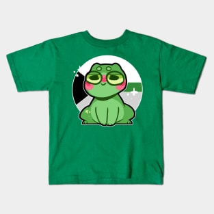 pride frog- Demiromantic Variant Kids T-Shirt